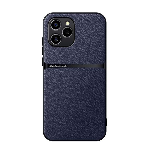 Per Honor 60 SE Custodia per telefono antiurto magnetica in pelle Litchi con copertura completa (blu navy)