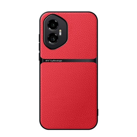 Per Honor 300 Custodia per telefono antiurto magnetica in pelle Litchi con copertura completa (rossa)