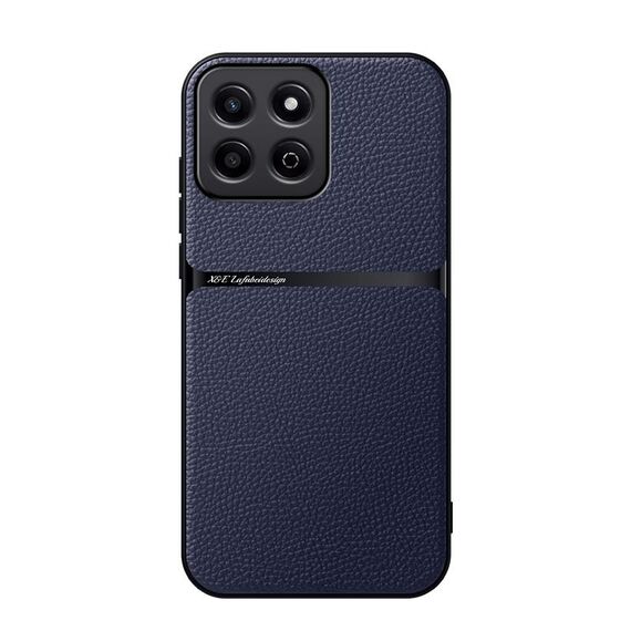 Per Honor Play 60 Plus / 200 Smart Litchi Leather Magnetic Full Coverage Antiurto Custodia per telefono (blu navy)