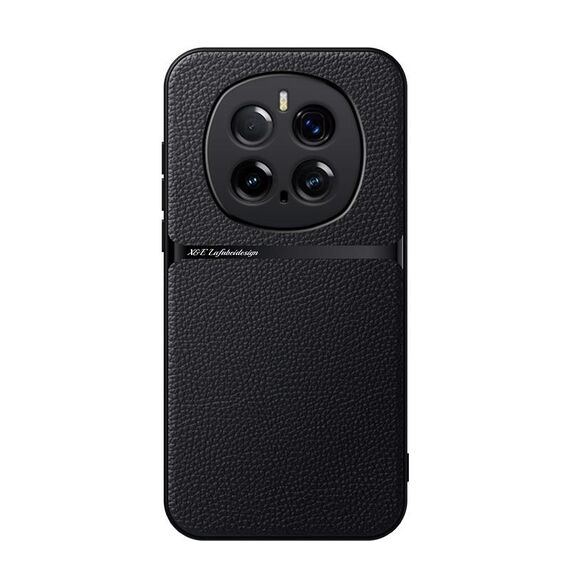Per Honor Magic7 Pro Custodia per telefono antiurto magnetica in pelle Litchi con copertura completa (nera)