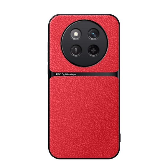 Per Honor X60 Pro Custodia per telefono antiurto magnetica in pelle Litchi con copertura completa (rossa)