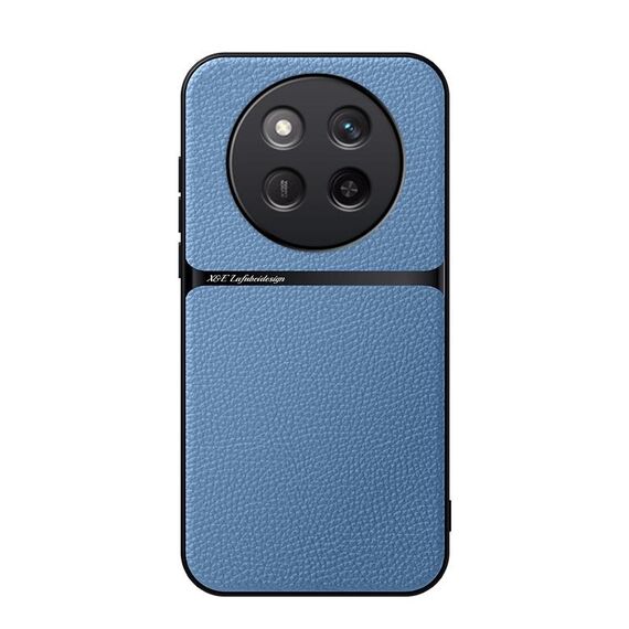 Per Honor X60 Pro Custodia per telefono antiurto magnetica in pelle Litchi con copertura completa (blu)