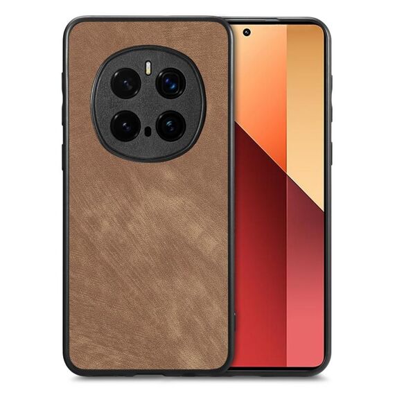 Per Honor Magic7 Pro Custodia per telefono in pelle vintage per PC con retro in pelle (marrone)