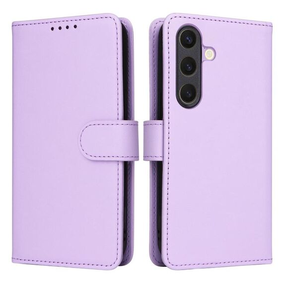 Per Samsung Galaxy S25 5G BETOPNICE BN-005 2 in 1 Custodia staccabile in vera pelle (viola chiaro)