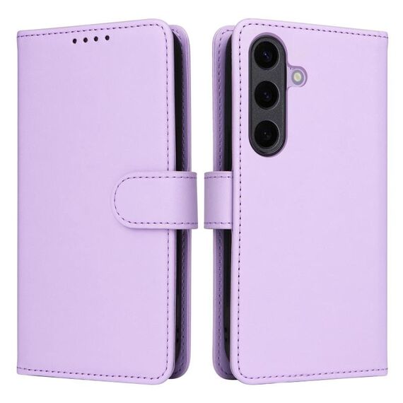 Per Samsung Galaxy S25+ 5G BETOPNICE BN-005 2 in 1 Custodia staccabile in vera pelle (viola chiaro)
