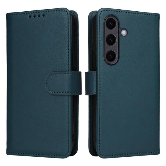 Per Samsung Galaxy S25+ 5G BETOPNICE BN-005 2 in 1 Custodia staccabile in vera pelle (blu)