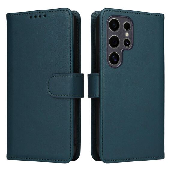 Per Samsung Galaxy S25 Ultra 5G BETOPNICE BN-005 2 in 1 Custodia staccabile in vera pelle (blu)