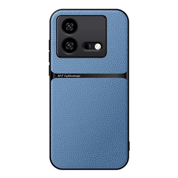 Per vivo iQOO Neo8 / iQOO Neo8 Pro Custodia per telefono antiurto magnetica in pelle Litchi a copertura totale (blu)