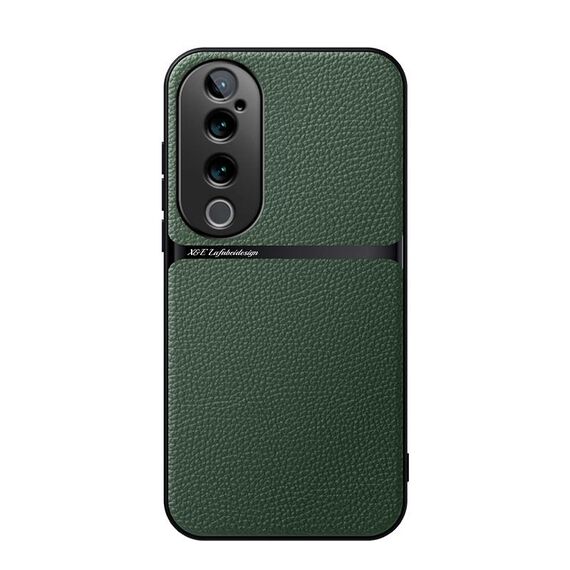 Per vivo S19 Pro / vivo V40 Custodia per telefono antiurto magnetica in pelle Litchi a copertura totale (verde)