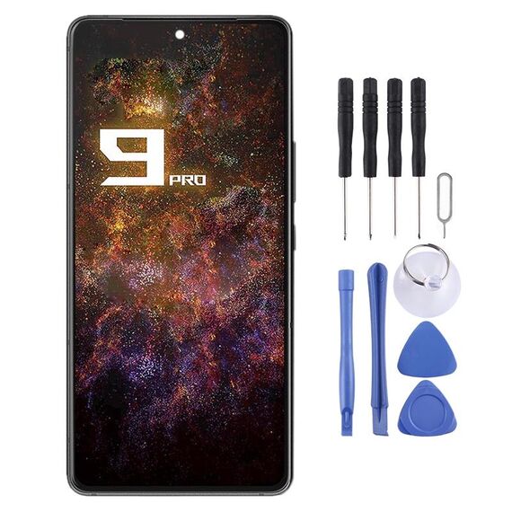 Per Asus ROG Phone 9 Pro 5G AMOLED Schermo LCD originale con digitalizzatore Assemblaggio completo (Nero)