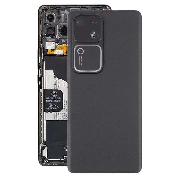 Per vivo S18 5G Cover posteriore batteria originale con copriobiettivo fotocamera (nero)