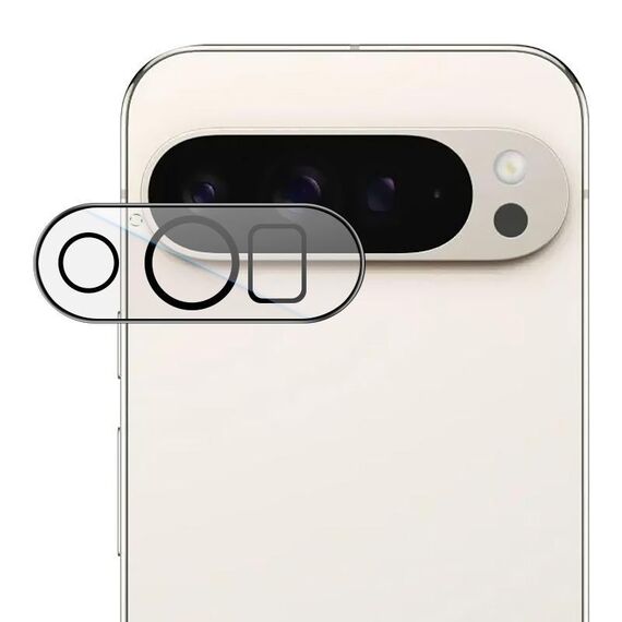 Per Google Pixel 9 Pro XL IMAK Pellicola per obiettivo in vetro per fotocamera posteriore ad alta definizione, design Black Eye