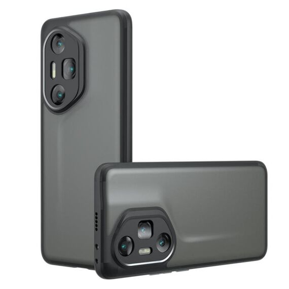 Per Honor 300 Pro / 300 Ultra Armor Precise Hole PC Hybrid TPU Custodia per telefono (nero satinato)