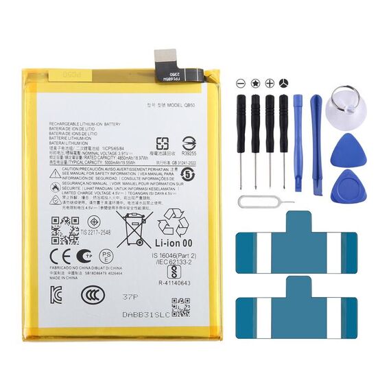 Per Motorola Moto G84 5G XT2347 QB50 5000mAh Batteria sostitutiva