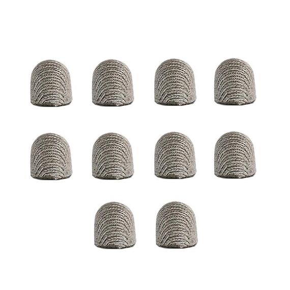 10 pezzi Punta per penna capacitiva ad alta sensibilità con punta in tessuto conduttivo nano in fibra d'argento, specifiche: 7,0 mm