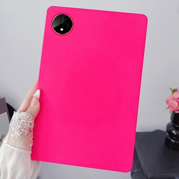 Per Huawei Matepad Pro 11 2022 Custodia per tablet in TPU con spray all'olio, adatta alla pelle (rosso rosa)