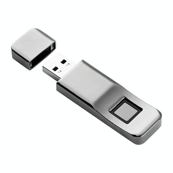 P1 USB 3.0 ad alta velocità da 32 GB con crittografia delle impronte digitali Flash Disk USB Memory Stick Pen Drive U DISK, scrittura: 75 MB / s, lettura: 135 MB / s