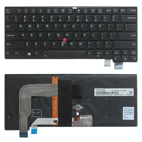 Tastiera americana con retroilluminazione per Lenovo Thinkpad T460S T470S