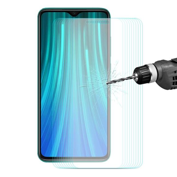10 PCS ENKAY Hat-principe 0.26mm 9H 2.5D Pellicola in vetro temperato con bordo curvo per Xiaomi Redmi Note 8 Pro