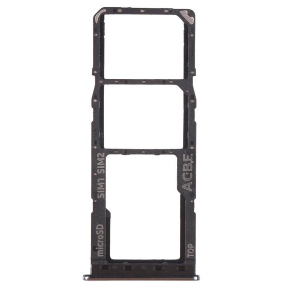 Per Samsung Galaxy A32 SM-A325 Vassoio per scheda SIM + Vassoio per scheda SIM + Vassoio per scheda Micro SD (Nero)