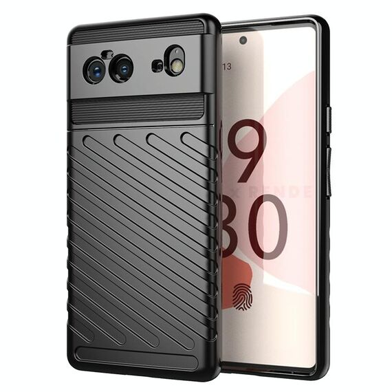 Per Google Pixel 6 Thunderbolt-Amortizzatore antiurto TPU (nero)