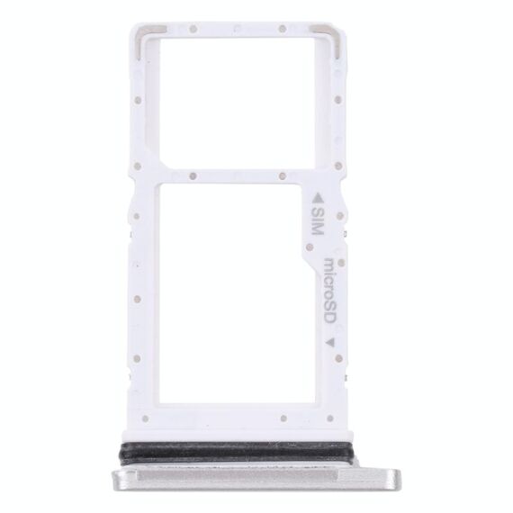 Per Samsung Galaxy Tab A7 10.4 (2020) SM-T505 Vassoio per schede SIM + Vassoio per schede Micro SD (bianco)