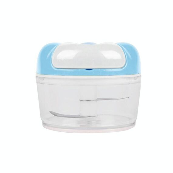 2 Pz Mini Gomentali Manuale Aglio Masher, Dimensioni: Piccolo (Blu)