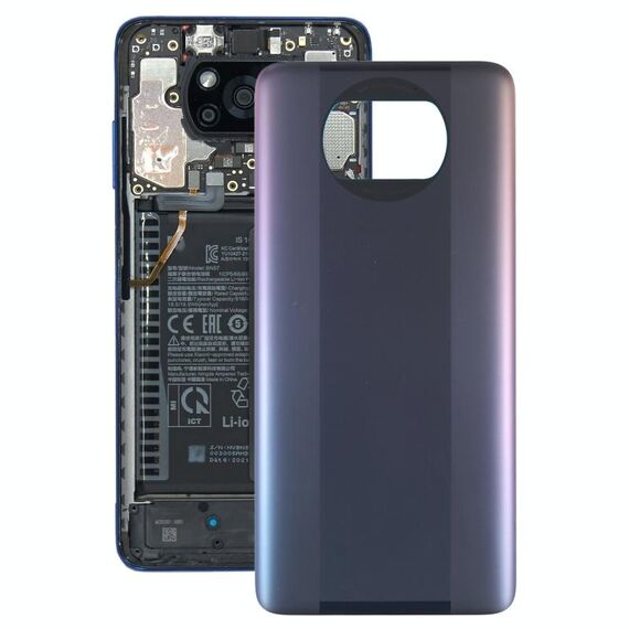 Coperchio posteriore della batteria originale per Xiaomi Poco X3 Pro M2102J20SG (nero)