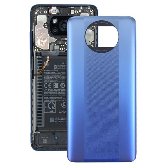 Cover posteriore della batteria originale per Xiaomi Poco X3 Pro M2102J20SG (blu)