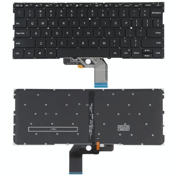Per Xiaomi Mi Air 13.3 Versione USA Tastiera con retroilluminazione (nera)