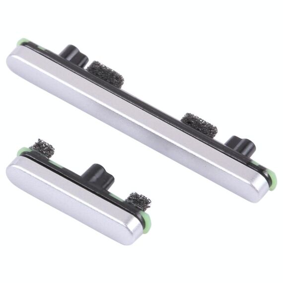 Per Google Pixel 7 Pro Pulsante di accensione originale + Pulsante di controllo del pulsante del volume (argento)