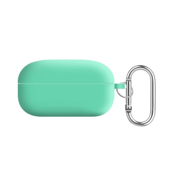 Per Samsung Galaxy Buds Live / Buds2 Pro Fodera per PC Custodia protettiva per auricolari Bluetooth in silicone (verde menta)