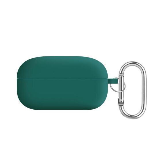 Per Samsung Galaxy Buds Live / Buds2 Pro Fodera per PC Custodia protettiva per auricolari Bluetooth in silicone (verde scuro)