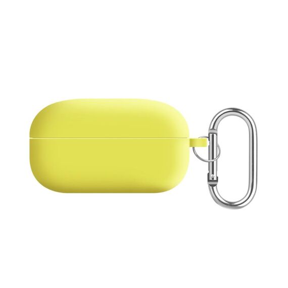 Per Samsung Galaxy Buds Live / Buds2 Pro Fodera per PC Custodia protettiva per auricolari Bluetooth in silicone (giallo lucido)