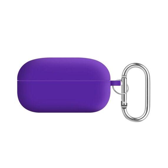 Per Samsung Galaxy Buds Live / Buds2 Pro Fodera per PC Custodia protettiva per auricolari Bluetooth in silicone (viola scuro)