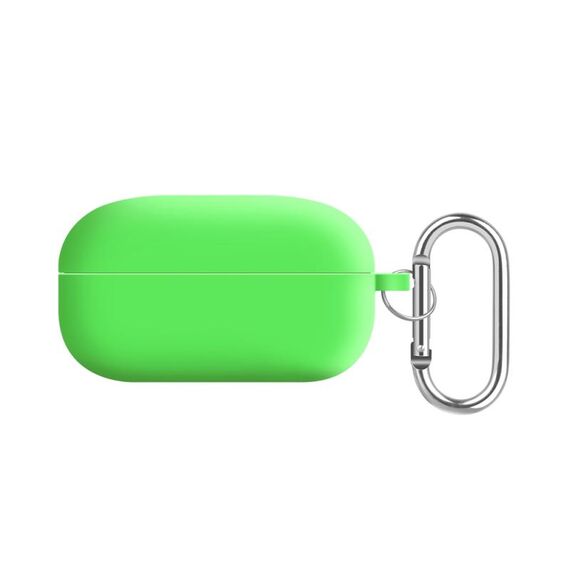 Per Samsung Galaxy Buds Live / Buds2 Pro Fodera per PC Custodia protettiva per auricolari Bluetooth in silicone (verde fluorescente)