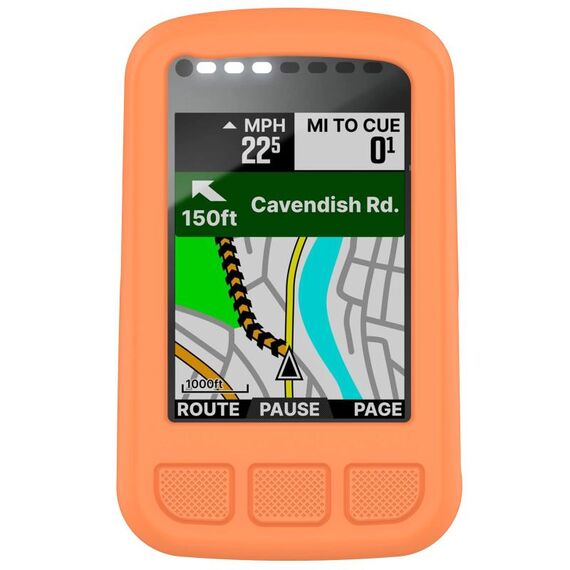 Custodia protettiva in silicone per cronometro Wahoo Elemnt Bolt V2 WFCC5 (arancione)