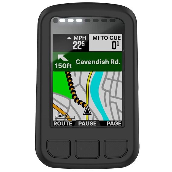 Custodia protettiva in silicone per cronometro Wahoo Elemnt Bolt V2 WFCC5 (nero)