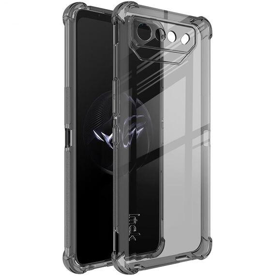 Per Asus ROG Phone 7 Custodia per cellulare in TPU antiurto Imak Ultimate (nero trasparente)