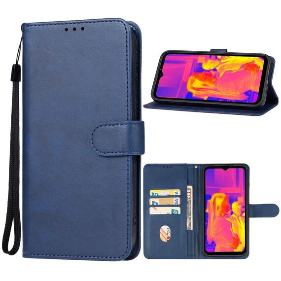 Custodia per telefono ultrapelle Ulefone Power Armor 18T (blu)