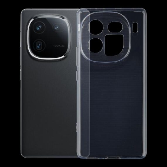 Per vivo iQOO 12 Pro Custodia per telefono in TPU trasparente ultrasottile