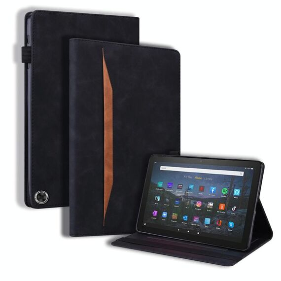 Custodia per tablet in pelle antiurto per Amazon Fire Max 11 2023 (nero)