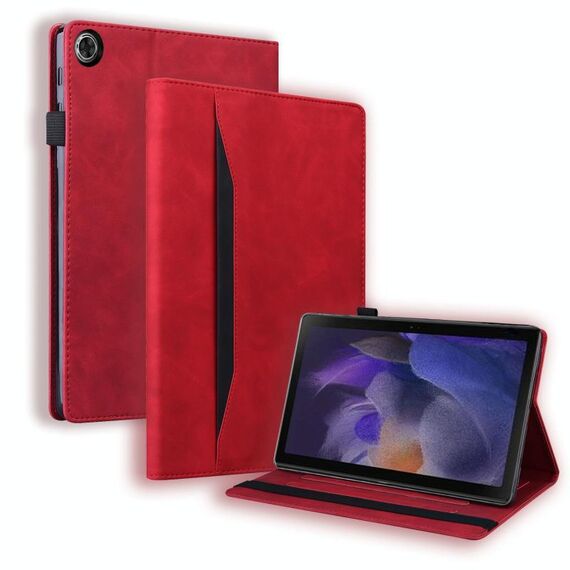 Custodia per tablet in pelle antiurto per Samsung Galaxy Tab A9+ (rossa)