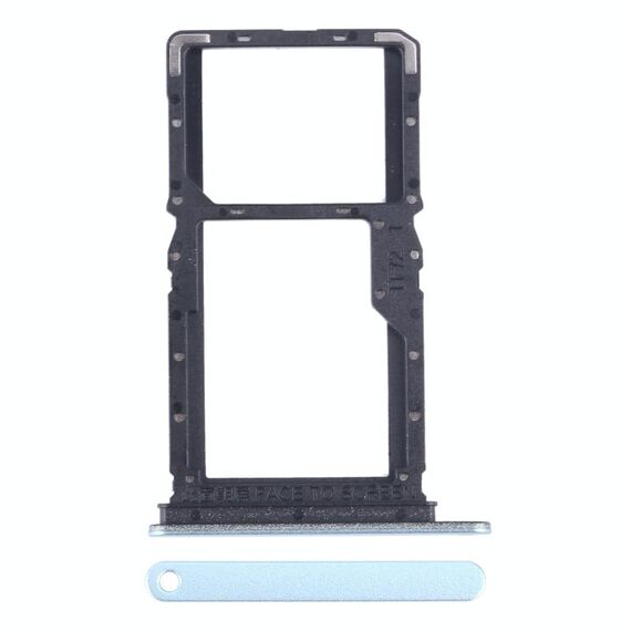 Per Xiaomi Redmi Note 13 5G Vassoio scheda SIM + Vassoio scheda SIM/Micro SD (Blu)