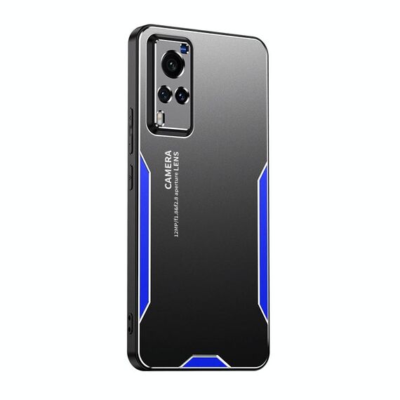 Custodia per telefono in metallo ibrido TPU per vivo X60 Blade Series (blu)