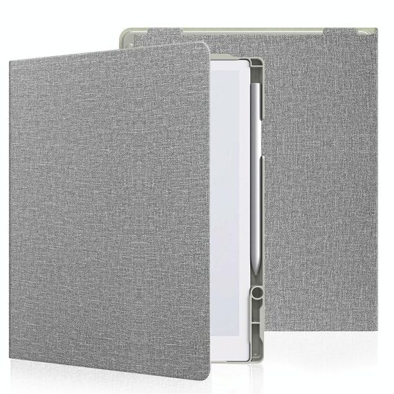 Custodia per tablet in carta ReMarkable 2 da 10,3 pollici 2020, sottile e leggera, pieghevole, con copertina a libro (grigio)