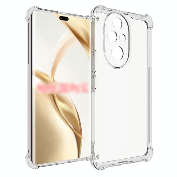 Per Honor 200 Pro Custodia per telefono in TPU ispessimento antiscivolo antiurto (trasparente)