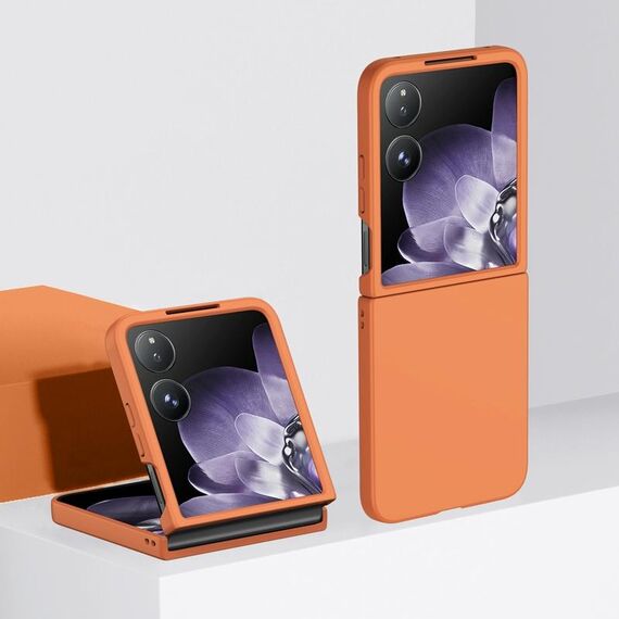 Per Xiaomi Mix Flip Skin Feel Custodia per telefono PC (arancione)
