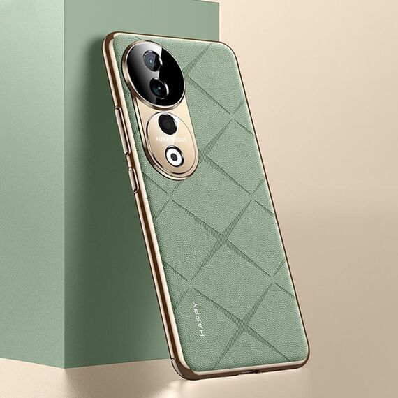 Custodia per PC in pelle tinta unita per vivo S19 Pro (verde)