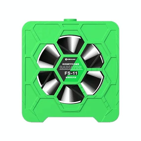 Ventola radiante a nido d'ape Mijing FS-11 di raffreddamento + polimerizzazione UV + estrazione fumi (verde)
